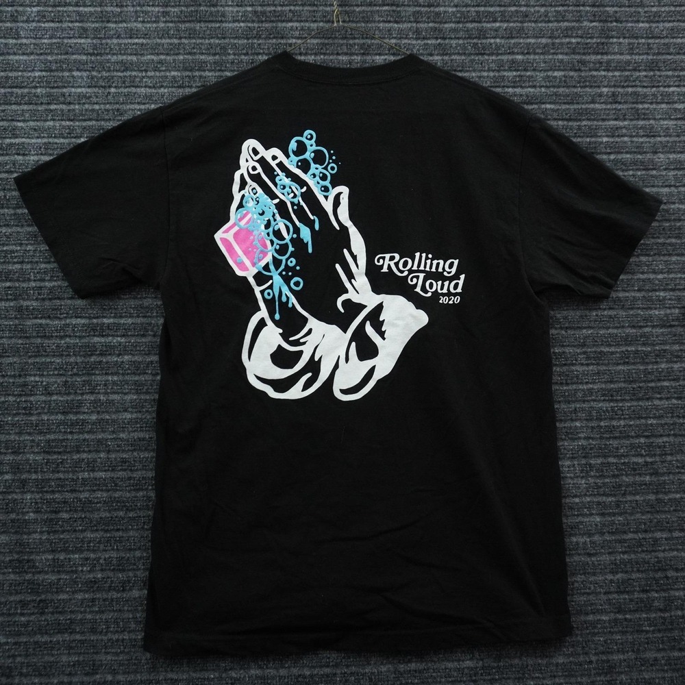 Rolling Loud T-Shirt Mens Large Black Wash Before You Mosh Graphic 2020 Tee